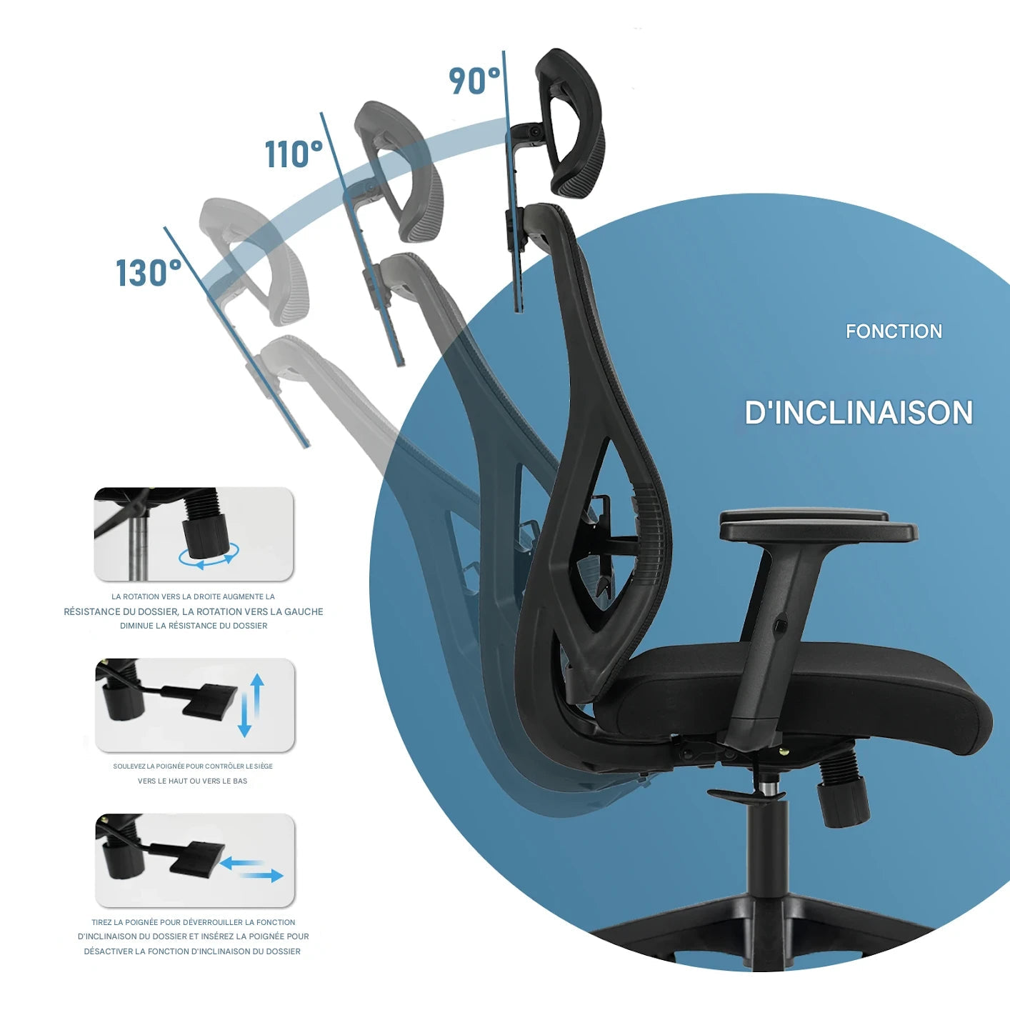 Chaise Ergonomique S308