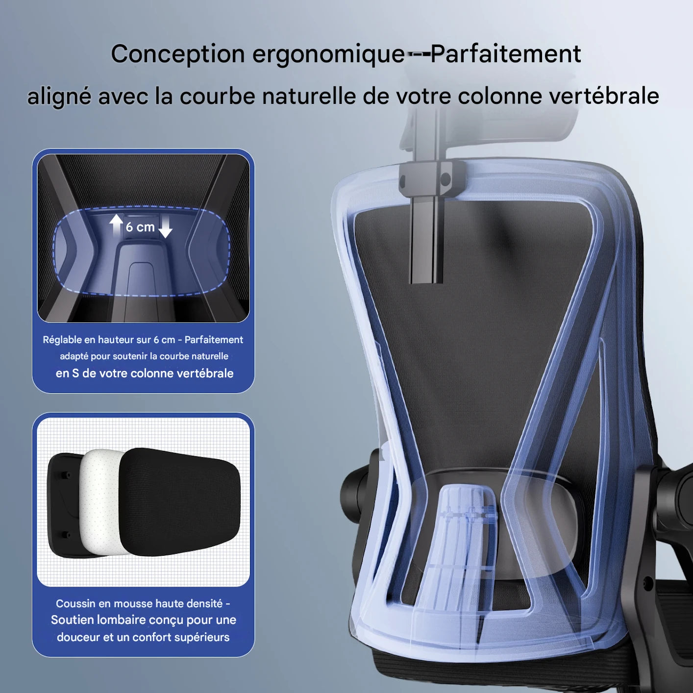 Chaise Ergonomique S304