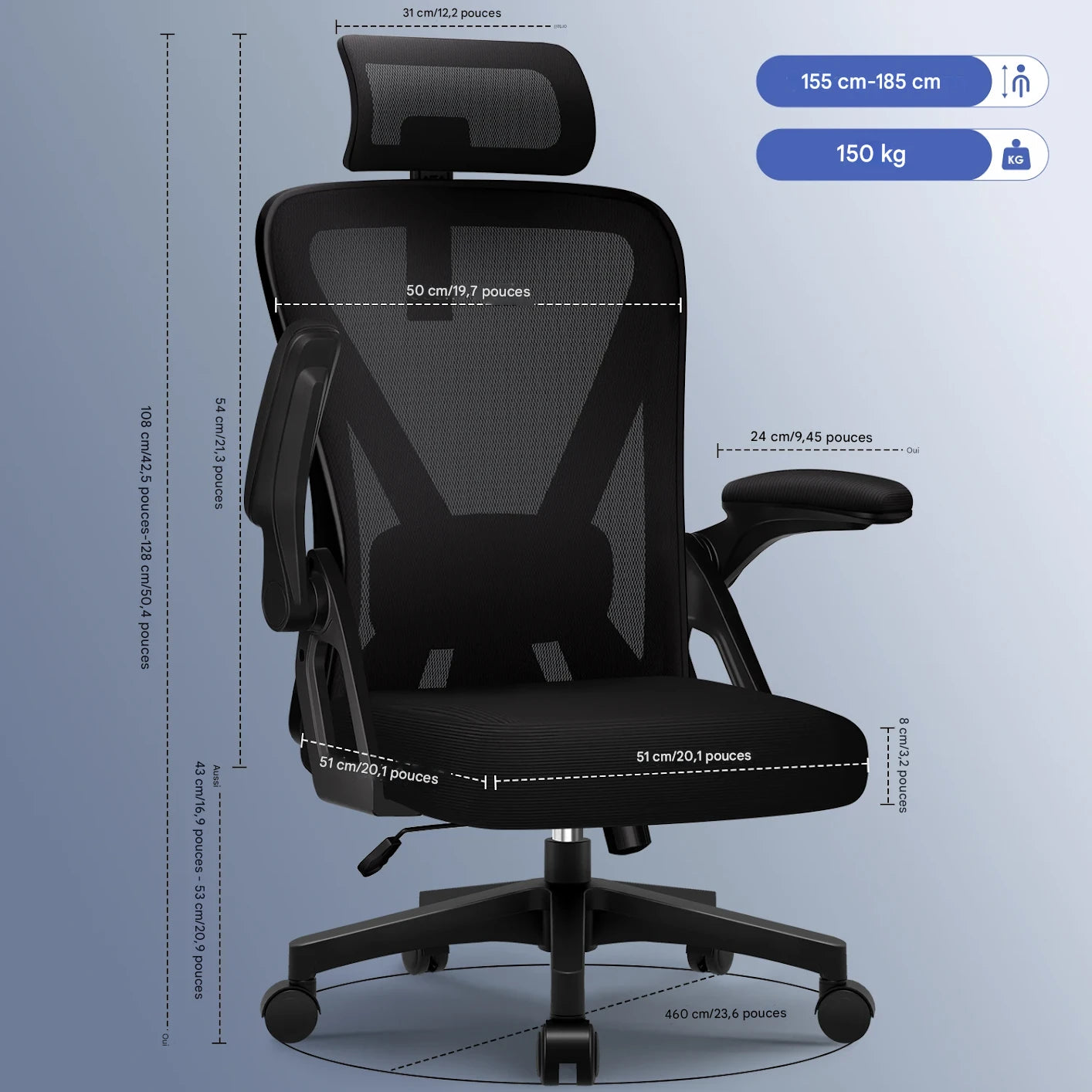 Chaise Ergonomique S304